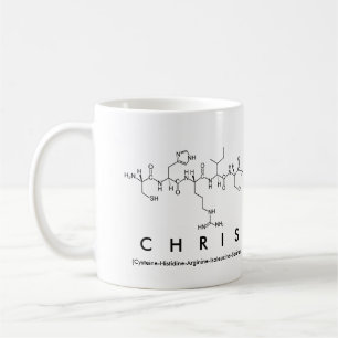 Mugg för Chris peptidenamn