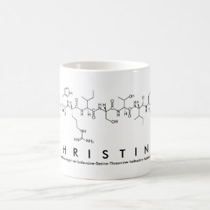 Mugg för Christina peptidenamn