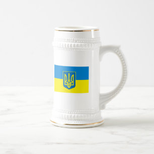 Mugg för COA för Ukraina flaggaw