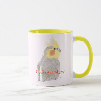 Mugg för Cockatielmammakonst