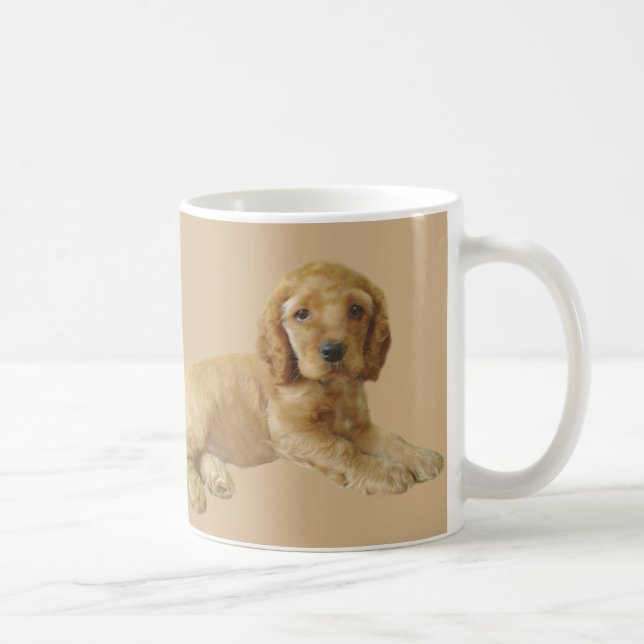 Mugg för cockerspanielSpanielvalp (Höger)