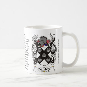 Mugg för Conley familjvapensköld