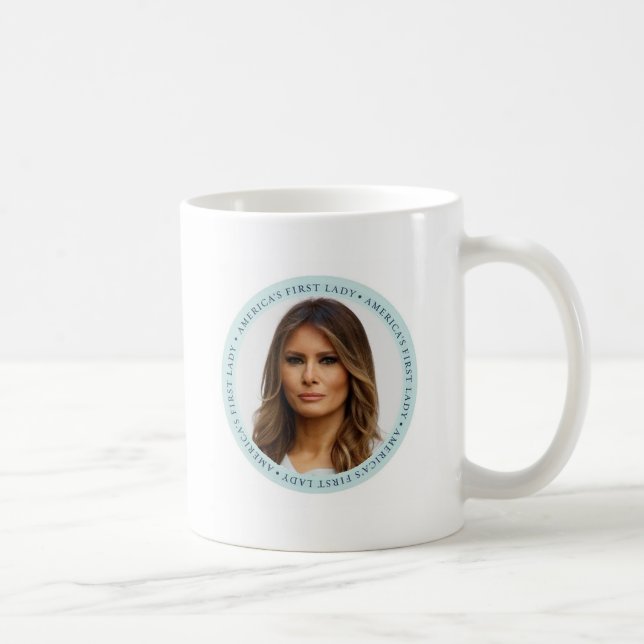 Mugg för dam för Melania TRUMF första (Höger)
