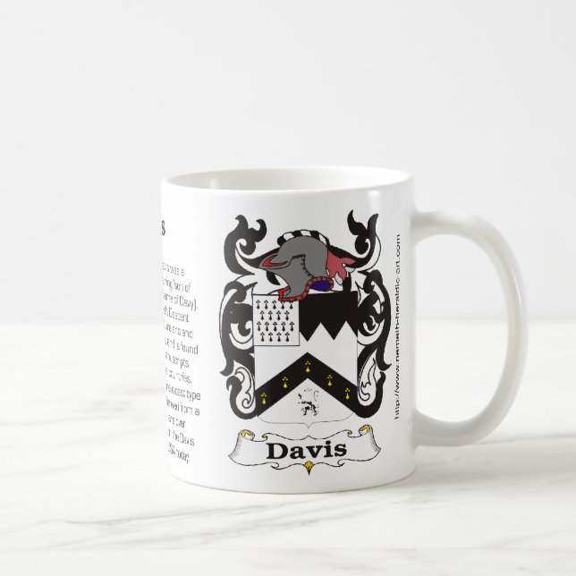 Mugg för Davis familjvapensköld (Höger)