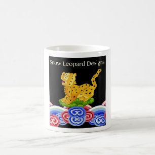 Mugg för designer för snöLeopard