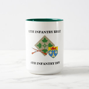 mugg för Div för infanteri för 12:einfanteriReg