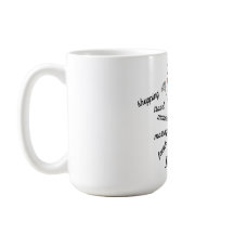 MUGG FÖR DIVAARBETSUPPGIFTKAFFE