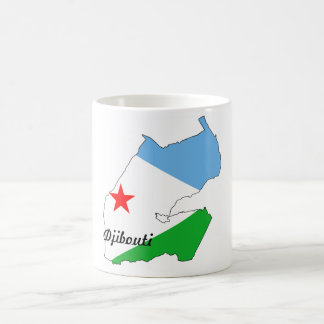 Mugg för Djibouti flaggakarta