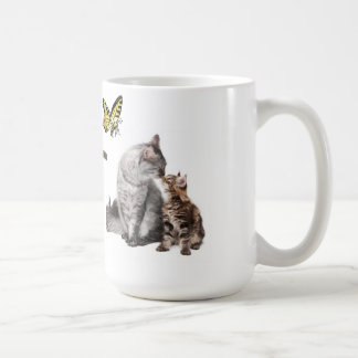 Mugg för djurtryckkaffe