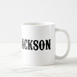 Mugg för domareJackson logotyp