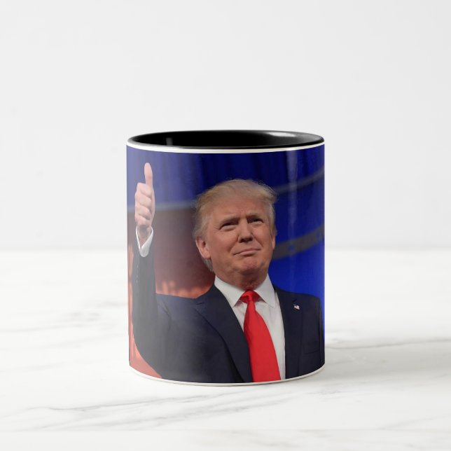 Mugg för Donald Trump val 2016 (Center)