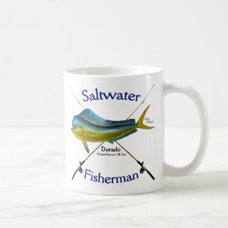 Mugg för Dorado Saltwaterfiskare