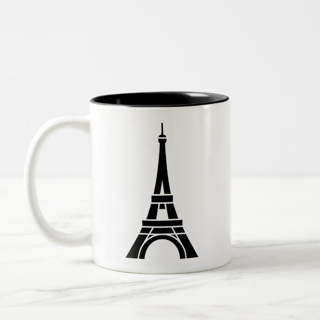 Mugg för Eiffel tornPictogram (Vänster)