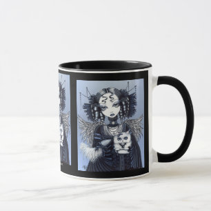 Mugg för Elizabeth & Vega perserkattängel