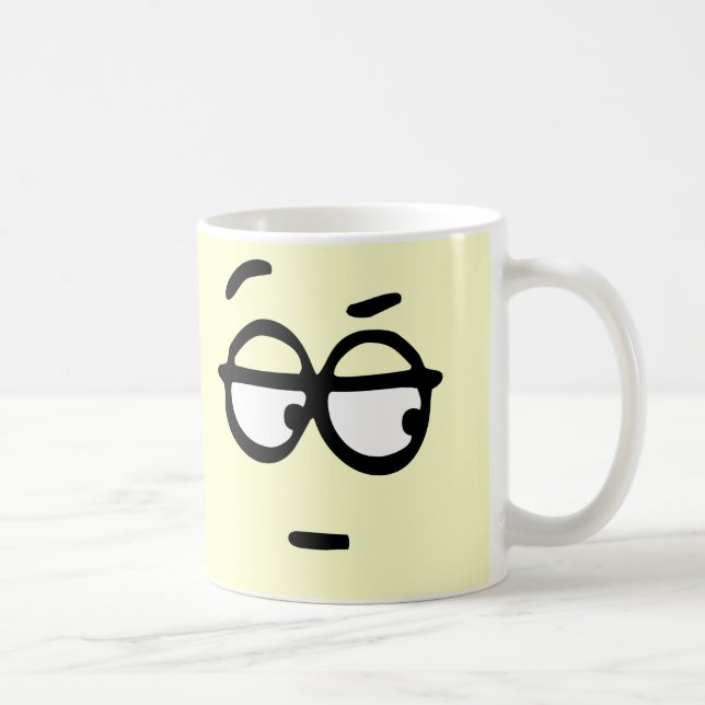 Mugg för Emoticonanpassadebakgrund (Höger)