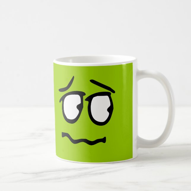 Mugg för Emoticonanpassadebakgrund (Höger)