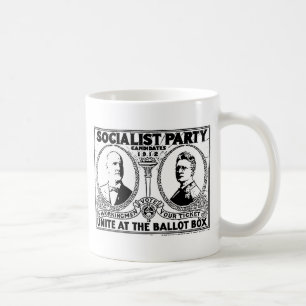 Mugg för Eugene Debs kampanjaffisch