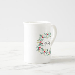 Mugg för Fa-LaLa Benporslin Mugg