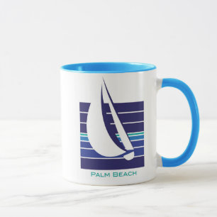 Mugg för fartygdeppighetSquare_Palm strand