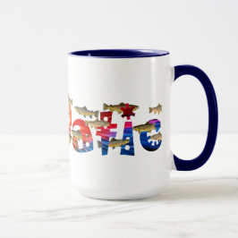 Mugg för FeΩΩatic brun forellkaffe