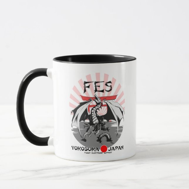 Mugg för FES Yokosuka (Vänster)