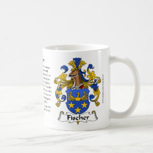 Mugg för Fischer (tysk) familjvapensköld