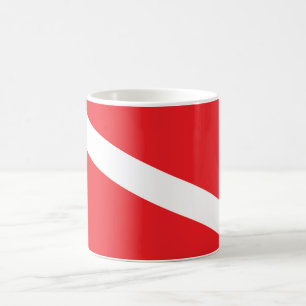 Mugg för flagga för Scubadykaredyk