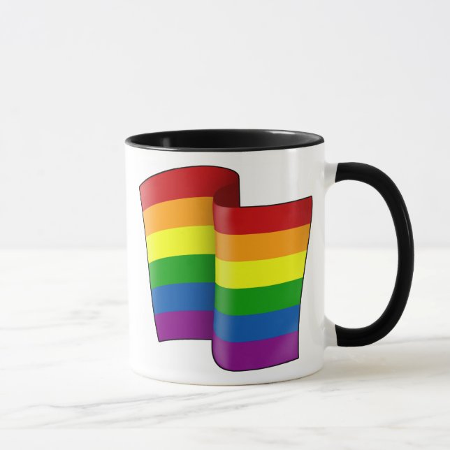 Mugg för flygregnbågepride (Höger)