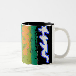 Mugg för ~ för vibrations~-modern konst