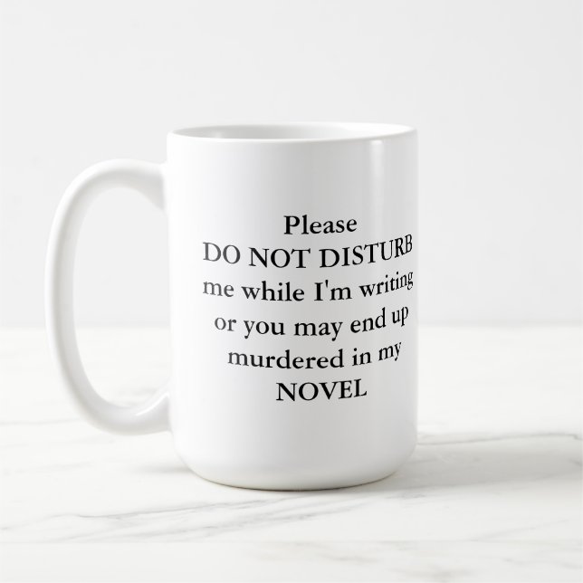 Mugg för författare eller skrivprogram (Vänster)