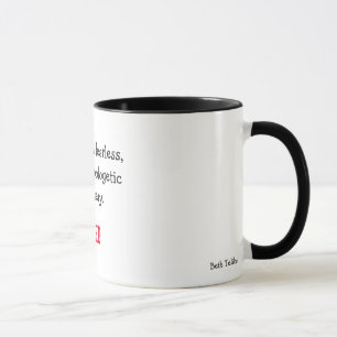 Mugg för författareinspirationkaffe