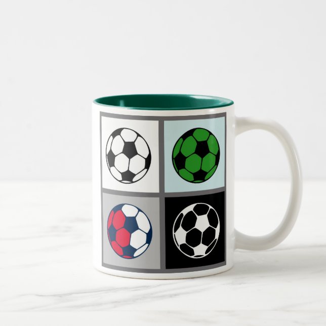 Mugg för fotbollbollsymbol (Höger)