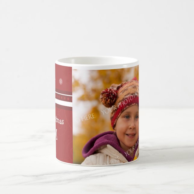 Mugg för fotogod julmamma (Center)