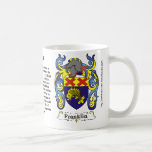 Mugg för Franklin familjvapensköld