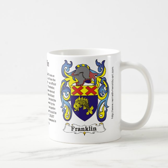 Mugg för Franklin familjvapensköld (Höger)