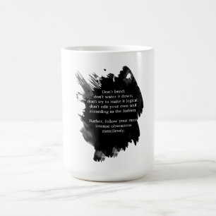 Mugg för Franz Kafka citationsteckenTvångstankar