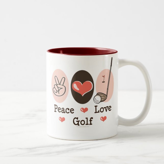 Mugg för fredkärlekGolf (Höger)