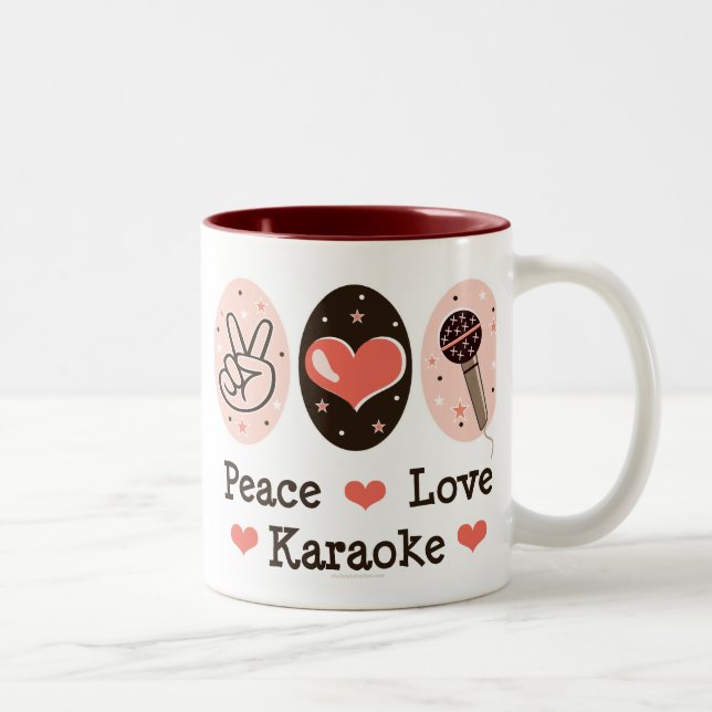 Mugg för fredkärlekKaraoke (Höger)