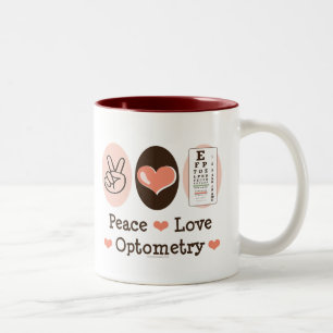 Mugg för fredkärlekOptometry
