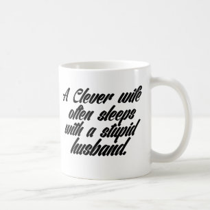 Mugg för fru- & makecitationsteckenkaffe