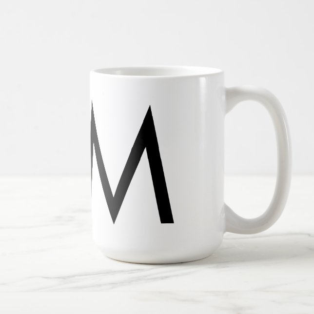 Mugg för Futura typografi "M" (Höger)