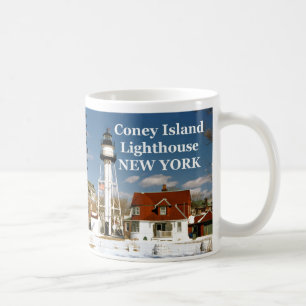 Mugg för fyr för Coneyö, New York