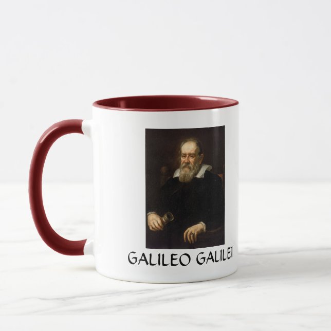 Mugg för Galileo Galilei porträttkaffe (Vänster)