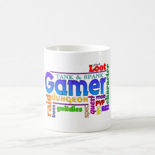 Mugg för Gamerordkonst