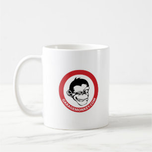 Mugg för GarageMonkey emblemkaffe