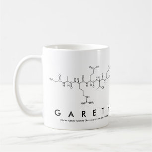 Mugg för Gareth peptidenamn