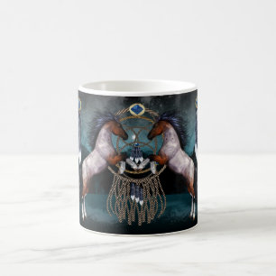 Mugg för gåva för indianstilhäst
