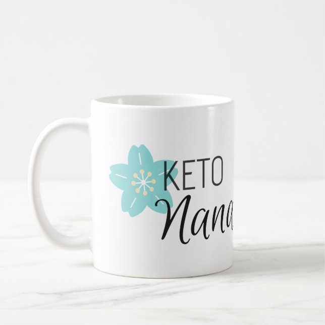 Mugg för gåva för mugg | för Keto Nana för (Vänster)