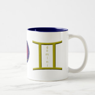 Mugg för GeminiZodiacsymbol