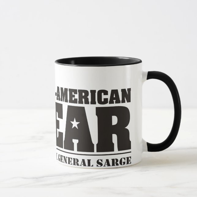 Mugg för General Sarge All Amerikan Uthärda (Höger)